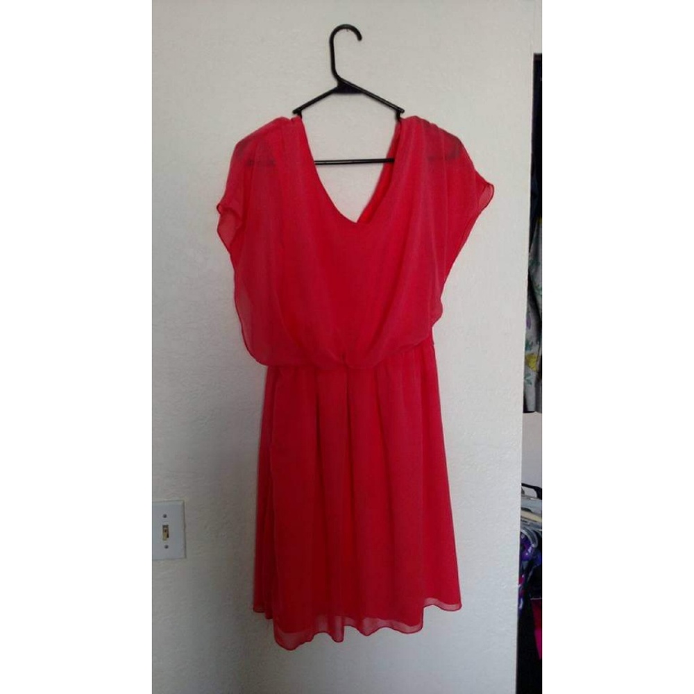 Coral dress